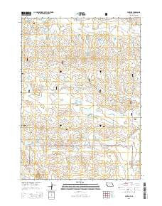 Story NE Nebraska Current topographic map, 1:24000 scale, 7.5 X 7.5 Minute, Year 2014