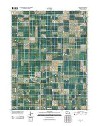 Strang Nebraska Historical topographic map, 1:24000 scale, 7.5 X 7.5 Minute, Year 2011