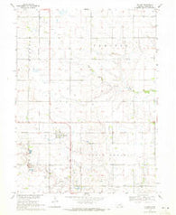 Strang Nebraska Historical topographic map, 1:24000 scale, 7.5 X 7.5 Minute, Year 1969