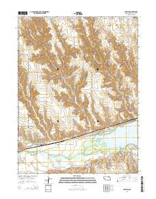 Stratton Nebraska Current topographic map, 1:24000 scale, 7.5 X 7.5 Minute, Year 2014