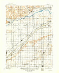 Stromsburg Nebraska Historical topographic map, 1:125000 scale, 30 X 30 Minute, Year 1896