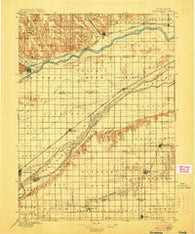 Stromsburg Nebraska Historical topographic map, 1:125000 scale, 30 X 30 Minute, Year 1896