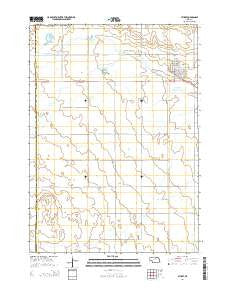 Stuart Nebraska Current topographic map, 1:24000 scale, 7.5 X 7.5 Minute, Year 2014
