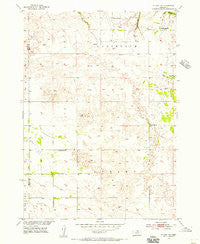 Stuart NW Nebraska Historical topographic map, 1:24000 scale, 7.5 X 7.5 Minute, Year 1954