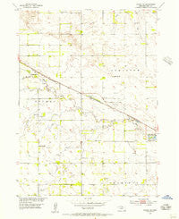 Stuart SE Nebraska Historical topographic map, 1:24000 scale, 7.5 X 7.5 Minute, Year 1954