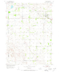 Stuart Nebraska Historical topographic map, 1:24000 scale, 7.5 X 7.5 Minute, Year 1954
