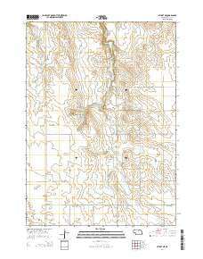 Stuart NE Nebraska Current topographic map, 1:24000 scale, 7.5 X 7.5 Minute, Year 2014