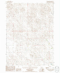 Sugar Loaf Hill Nebraska Historical topographic map, 1:24000 scale, 7.5 X 7.5 Minute, Year 1986