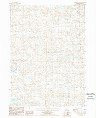 Sunflower Lake Nebraska Historical topographic map, 1:24000 scale, 7.5 X 7.5 Minute, Year 1987