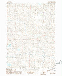 Sunflower Lake Nebraska Historical topographic map, 1:24000 scale, 7.5 X 7.5 Minute, Year 1987