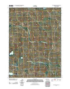 Sunflower Lake Nebraska Historical topographic map, 1:24000 scale, 7.5 X 7.5 Minute, Year 2011