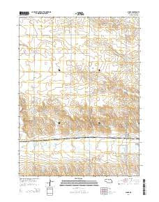 Sunol Nebraska Current topographic map, 1:24000 scale, 7.5 X 7.5 Minute, Year 2014