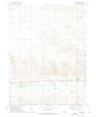 Sunol Nebraska Historical topographic map, 1:24000 scale, 7.5 X 7.5 Minute, Year 1972