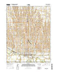 Superior Nebraska Current topographic map, 1:24000 scale, 7.5 X 7.5 Minute, Year 2014