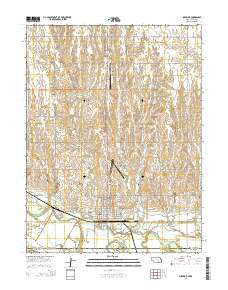 Superior Nebraska Current topographic map, 1:24000 scale, 7.5 X 7.5 Minute, Year 2014