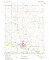 Superior Nebraska Historical topographic map, 1:24000 scale, 7.5 X 7.5 Minute, Year 1974