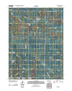 Surprise Nebraska Historical topographic map, 1:24000 scale, 7.5 X 7.5 Minute, Year 2011