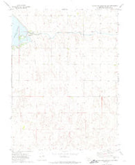 Sutherland Reservoir East Nebraska Historical topographic map, 1:24000 scale, 7.5 X 7.5 Minute, Year 1971