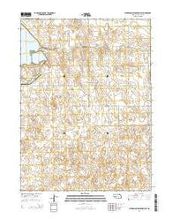 Sutherland Reservoir East Nebraska Current topographic map, 1:24000 scale, 7.5 X 7.5 Minute, Year 2014