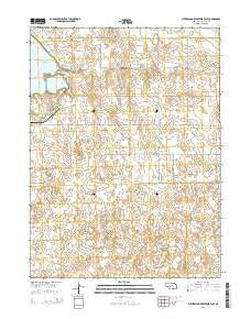 Sutherland Reservoir East Nebraska Current topographic map, 1:24000 scale, 7.5 X 7.5 Minute, Year 2014