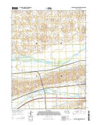 Sutherland Reservoir NW Nebraska Current topographic map, 1:24000 scale, 7.5 X 7.5 Minute, Year 2014