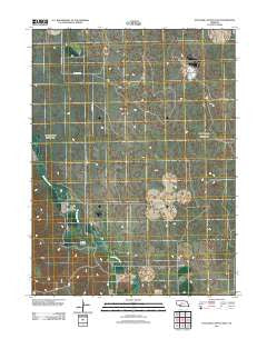 Suttlers Canyon East Nebraska Historical topographic map, 1:24000 scale, 7.5 X 7.5 Minute, Year 2011
