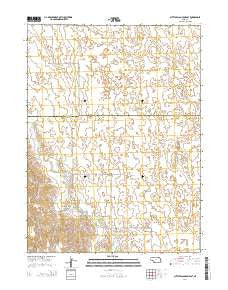 Suttlers Canyon East Nebraska Current topographic map, 1:24000 scale, 7.5 X 7.5 Minute, Year 2014
