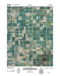 Sutton Nebraska Historical topographic map, 1:24000 scale, 7.5 X 7.5 Minute, Year 2011