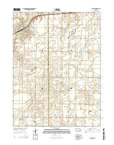 Sutton Nebraska Current topographic map, 1:24000 scale, 7.5 X 7.5 Minute, Year 2014