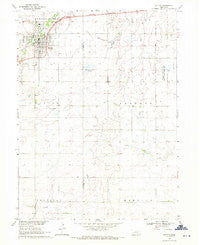 Sutton Nebraska Historical topographic map, 1:24000 scale, 7.5 X 7.5 Minute, Year 1969