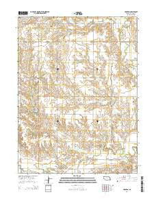 Swanton Nebraska Current topographic map, 1:24000 scale, 7.5 X 7.5 Minute, Year 2014