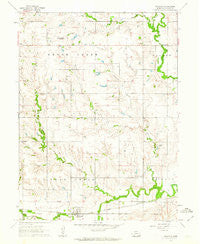 Swanton Nebraska Historical topographic map, 1:24000 scale, 7.5 X 7.5 Minute, Year 1961