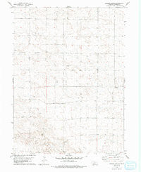 Swedish Cemetery Nebraska Historical topographic map, 1:24000 scale, 7.5 X 7.5 Minute, Year 1979
