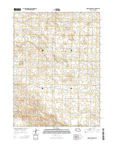 Swedish Cemetery Nebraska Current topographic map, 1:24000 scale, 7.5 X 7.5 Minute, Year 2014