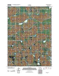Sybrant Nebraska Historical topographic map, 1:24000 scale, 7.5 X 7.5 Minute, Year 2011