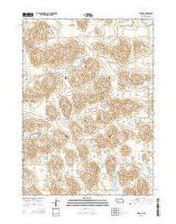 Sybrant Nebraska Current topographic map, 1:24000 scale, 7.5 X 7.5 Minute, Year 2014