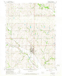 Syracuse Nebraska Historical topographic map, 1:24000 scale, 7.5 X 7.5 Minute, Year 1966