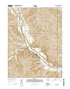 Table Rock Nebraska Current topographic map, 1:24000 scale, 7.5 X 7.5 Minute, Year 2014