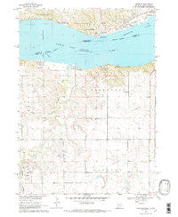 Tabor SE Nebraska Historical topographic map, 1:24000 scale, 7.5 X 7.5 Minute, Year 1968