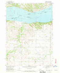 Tabor SE Nebraska Historical topographic map, 1:24000 scale, 7.5 X 7.5 Minute, Year 1968