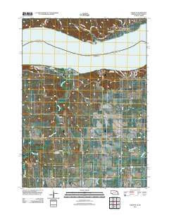 Tabor SE Nebraska Historical topographic map, 1:24000 scale, 7.5 X 7.5 Minute, Year 2011