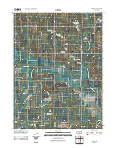 Talmage Nebraska Historical topographic map, 1:24000 scale, 7.5 X 7.5 Minute, Year 2012