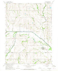 Talmage Nebraska Historical topographic map, 1:24000 scale, 7.5 X 7.5 Minute, Year 1966