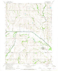 Talmage Nebraska Historical topographic map, 1:24000 scale, 7.5 X 7.5 Minute, Year 1966