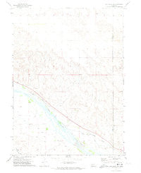 Tar Valley SW Nebraska Historical topographic map, 1:24000 scale, 7.5 X 7.5 Minute, Year 1971