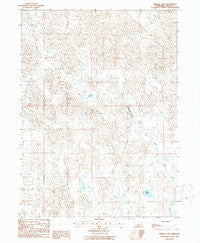 Tarbox Lake Nebraska Historical topographic map, 1:24000 scale, 7.5 X 7.5 Minute, Year 1986