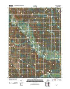 Tarnov Nebraska Historical topographic map, 1:24000 scale, 7.5 X 7.5 Minute, Year 2011