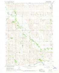Tarnov Nebraska Historical topographic map, 1:24000 scale, 7.5 X 7.5 Minute, Year 1966