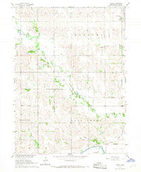 Tarnov Nebraska Historical topographic map, 1:24000 scale, 7.5 X 7.5 Minute, Year 1966
