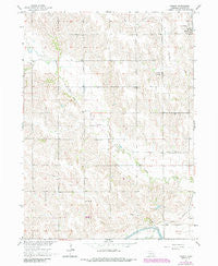 Tarnov Nebraska Historical topographic map, 1:24000 scale, 7.5 X 7.5 Minute, Year 1966